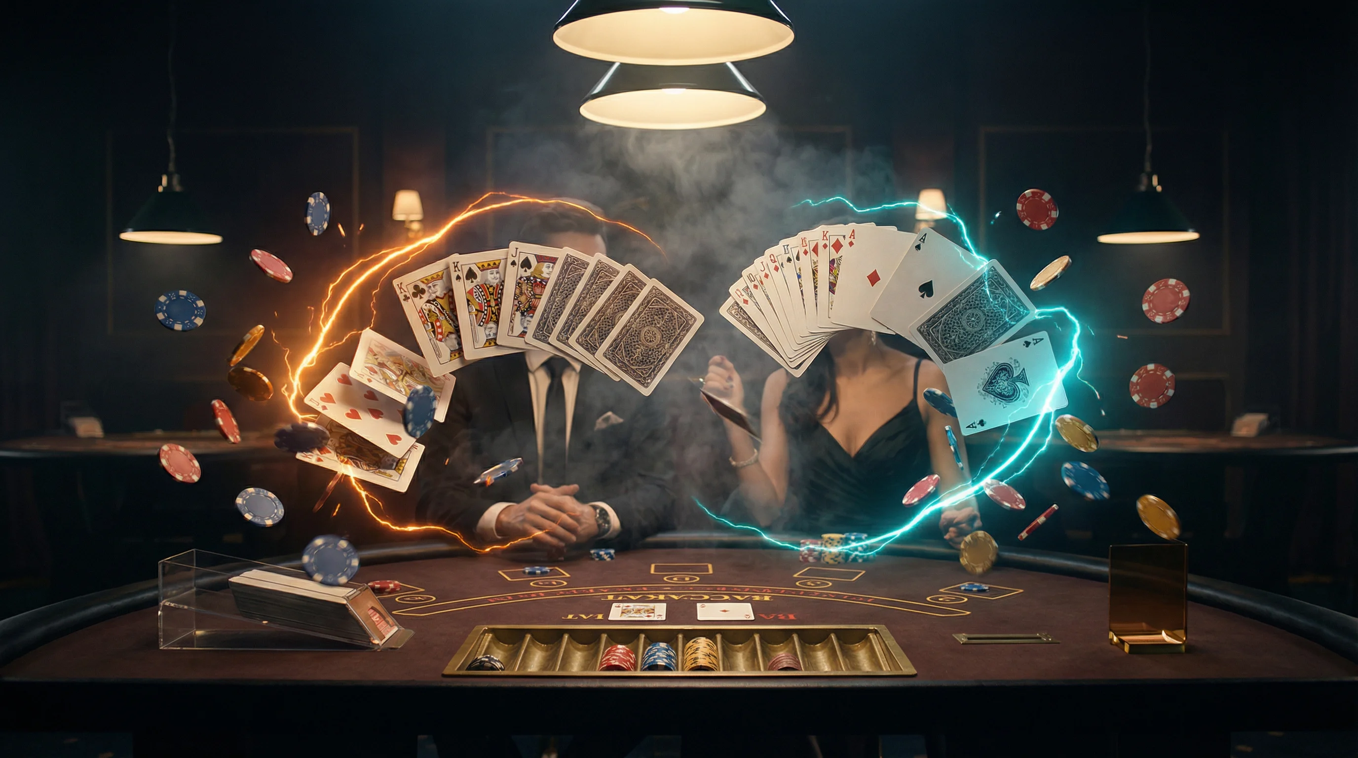 Bacará online YYBet777 duelo épico de cartas